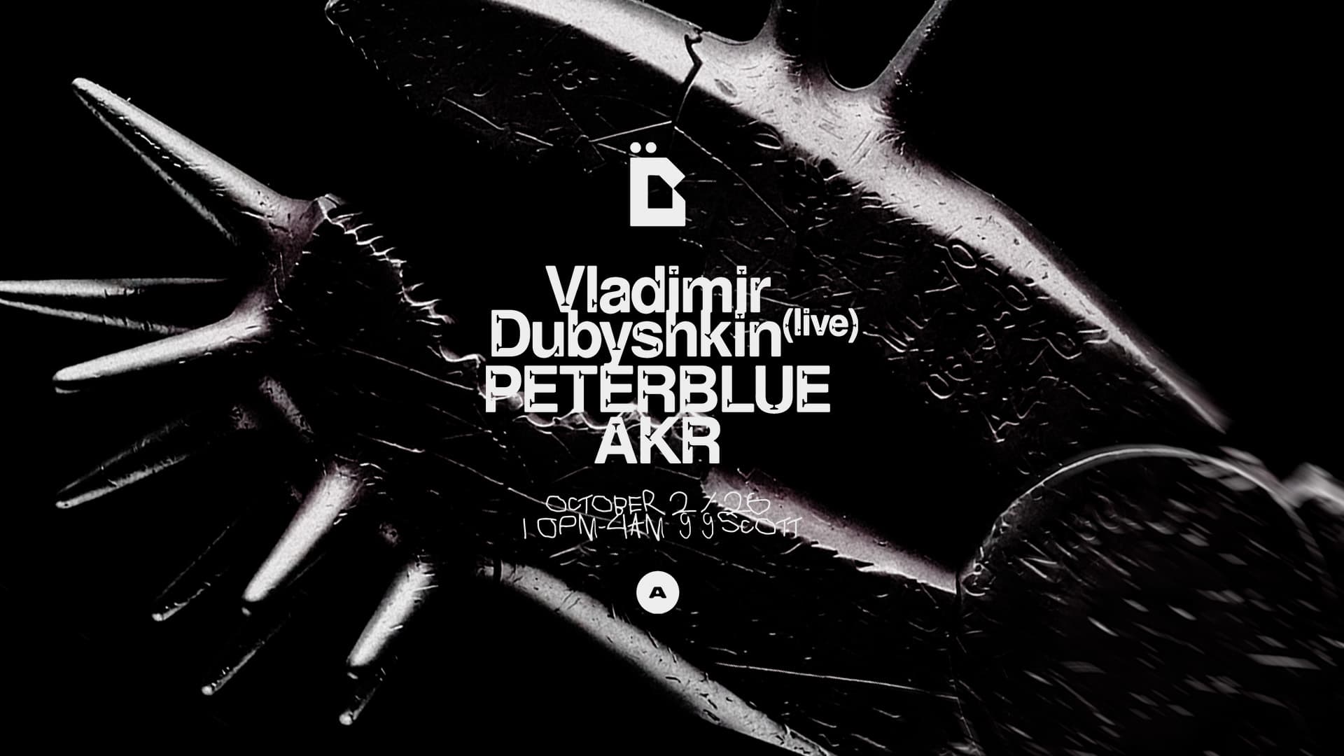 AGAPĒ PRESENTS: Vladimir Dubyshkin (LIVE) + PETERBLUE