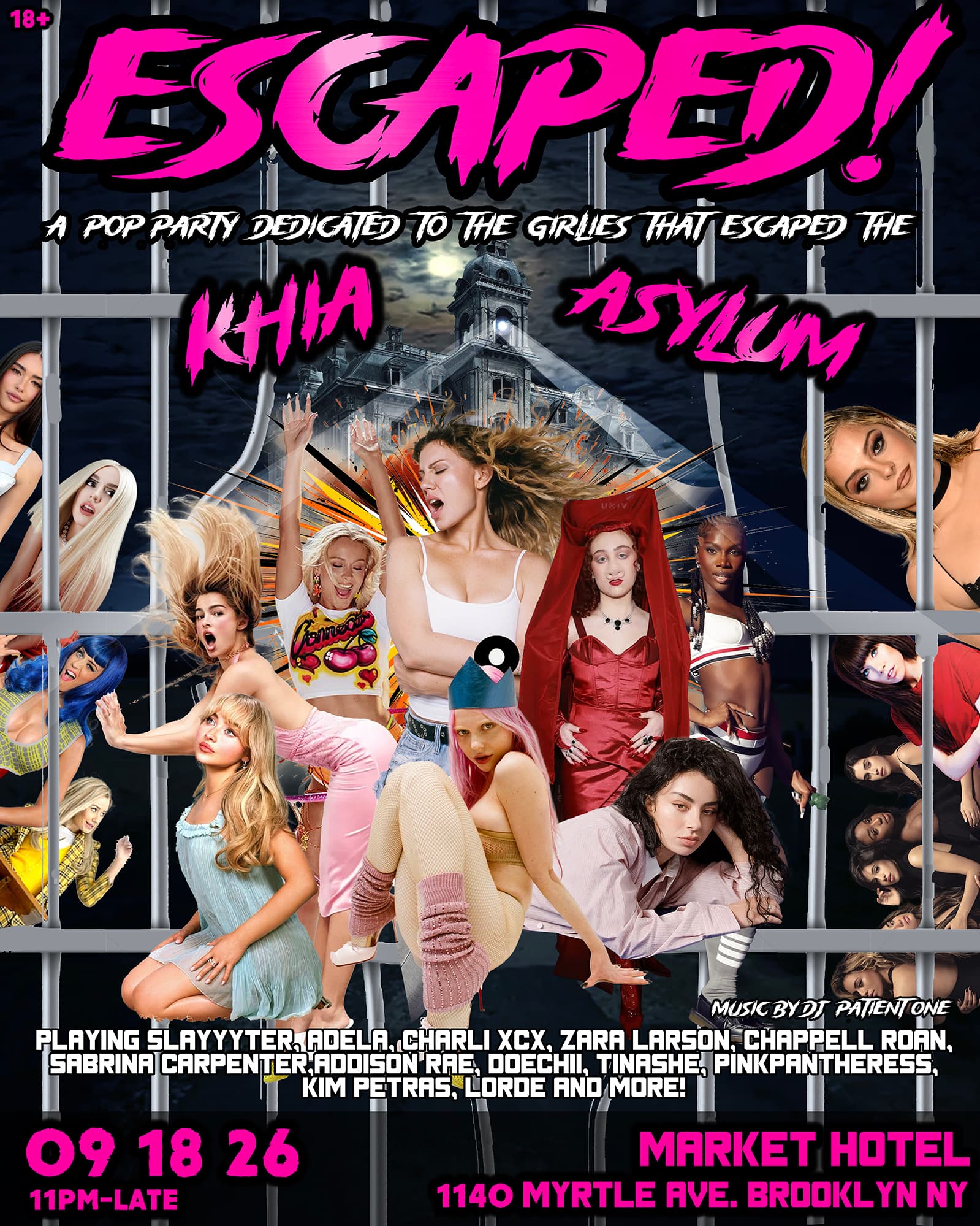 ESCAPED! A POP PARTY DEDICATED TO KHIA ASYLUM ESCAPEES