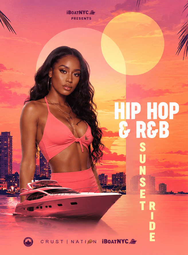 NYC #1 HIP HOP & R&B Boat Party Yacht Sunset Cruise