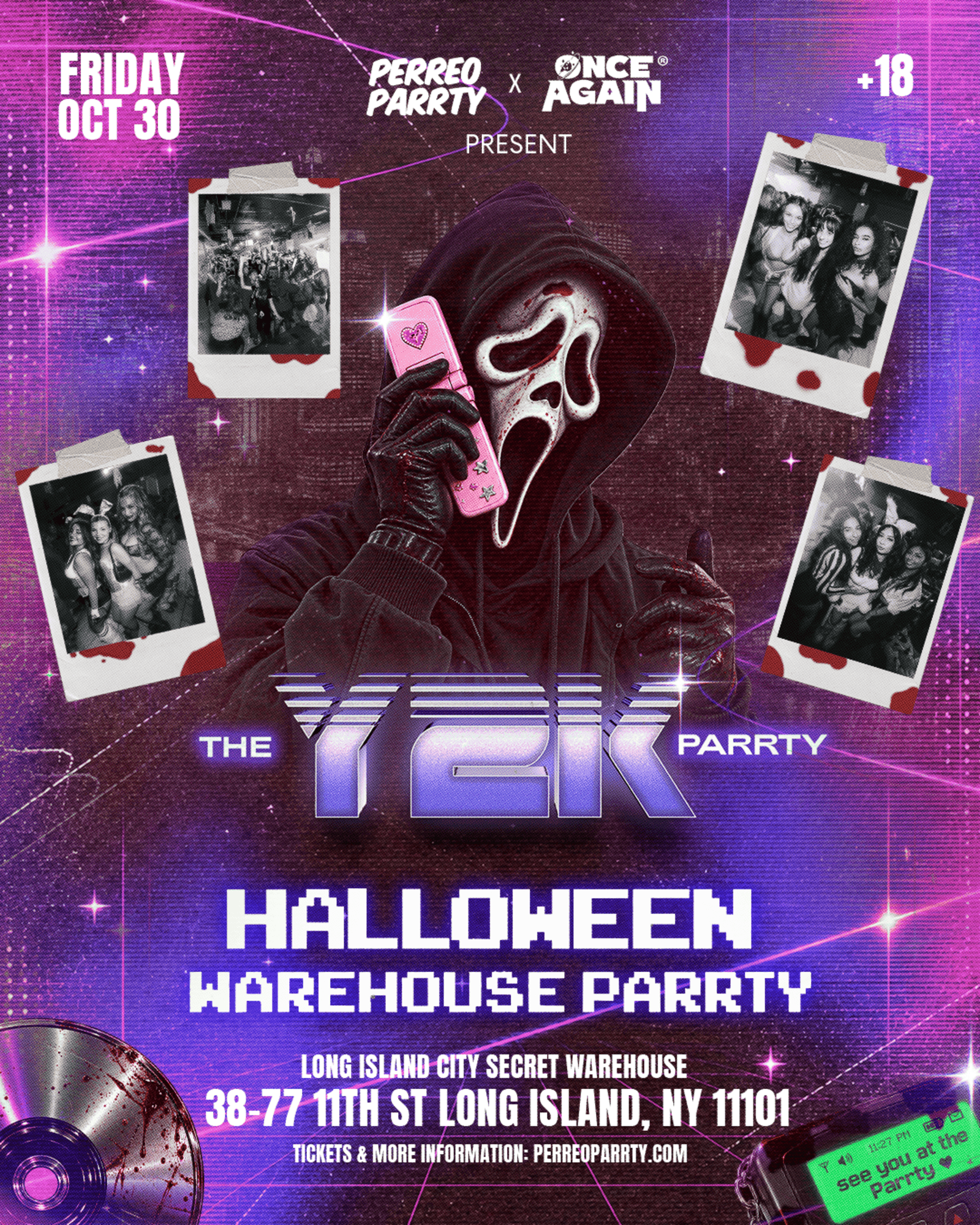 THE Y2K HALLOWEEN PARRTY - Secret Warehouse NYC