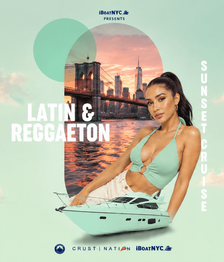 NYC #1 LATIN & REGGAETON Sunset Yacht Cruise Boat Party