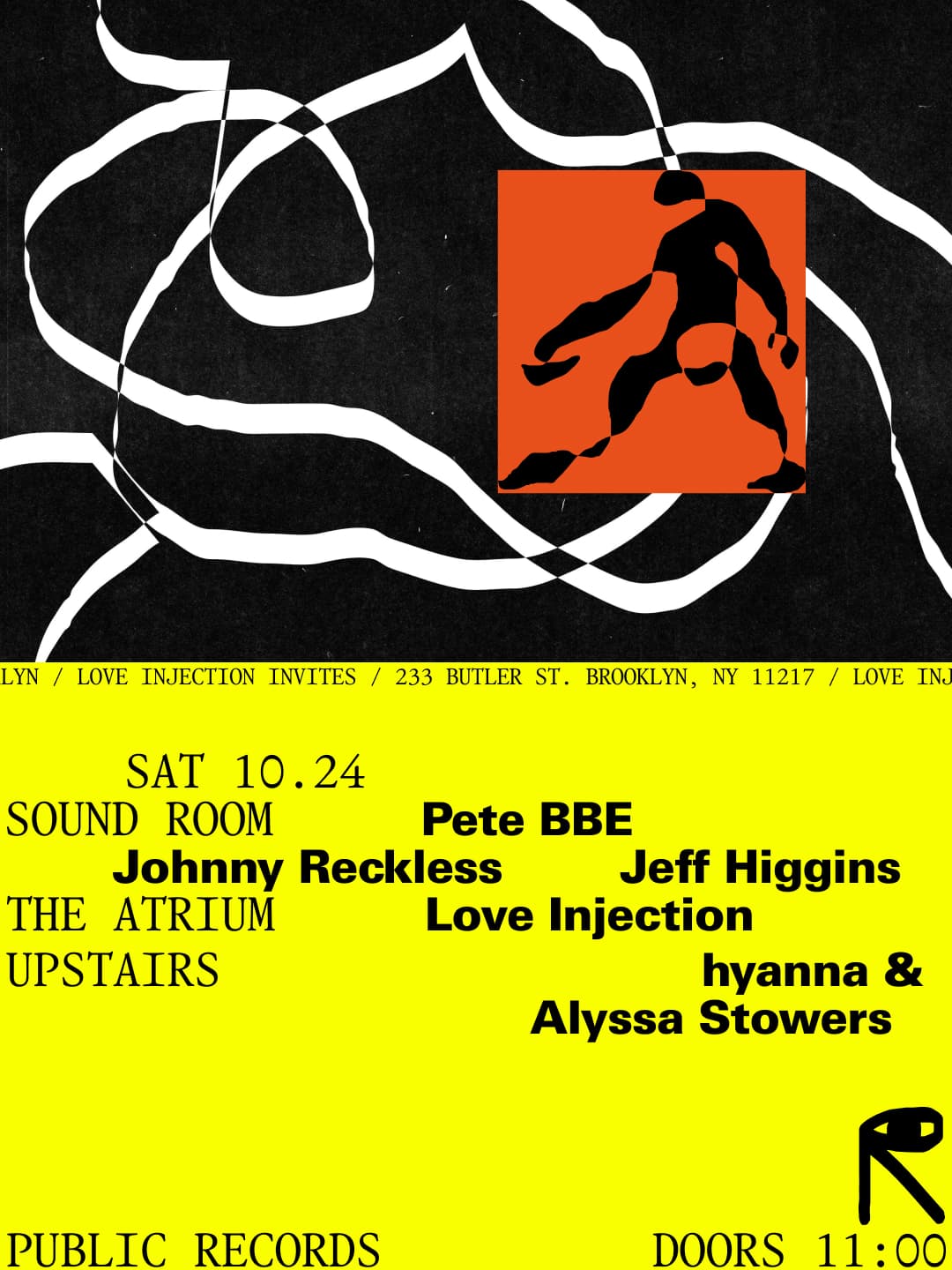 Love Injection Invites: Pete BBE, Johnny Reckless, Jeff Higgins, hyanna & Alyssa Stowers