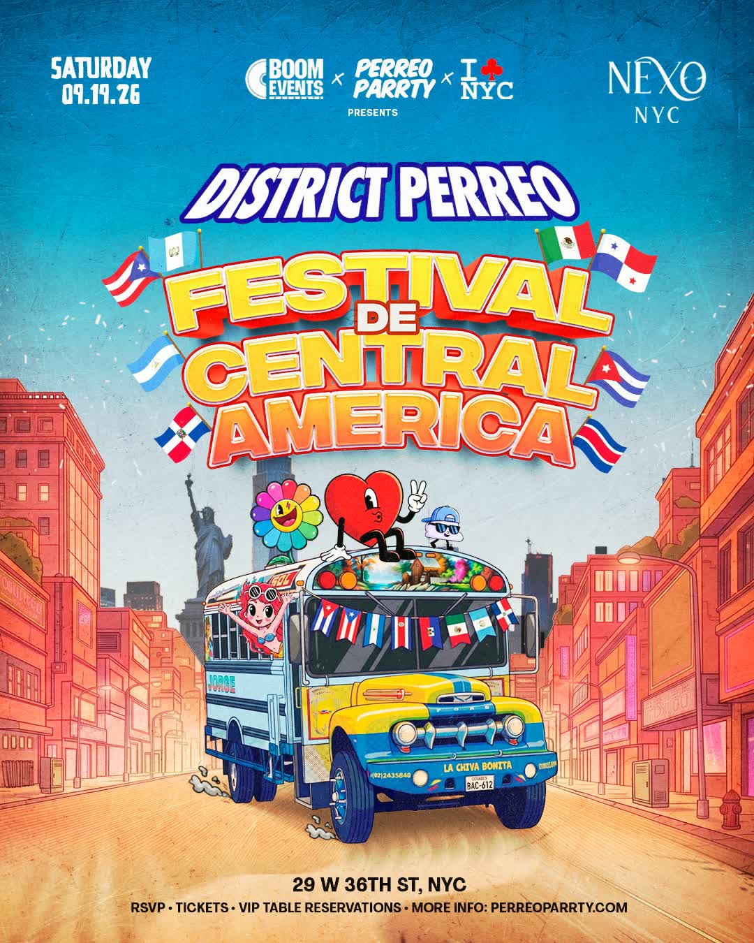 Festival De Central America Latin & Reggaeton Dance Party CLUB