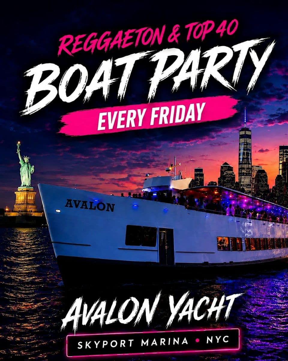 Reggaeton Boat Party NYC - Avalon Yacht