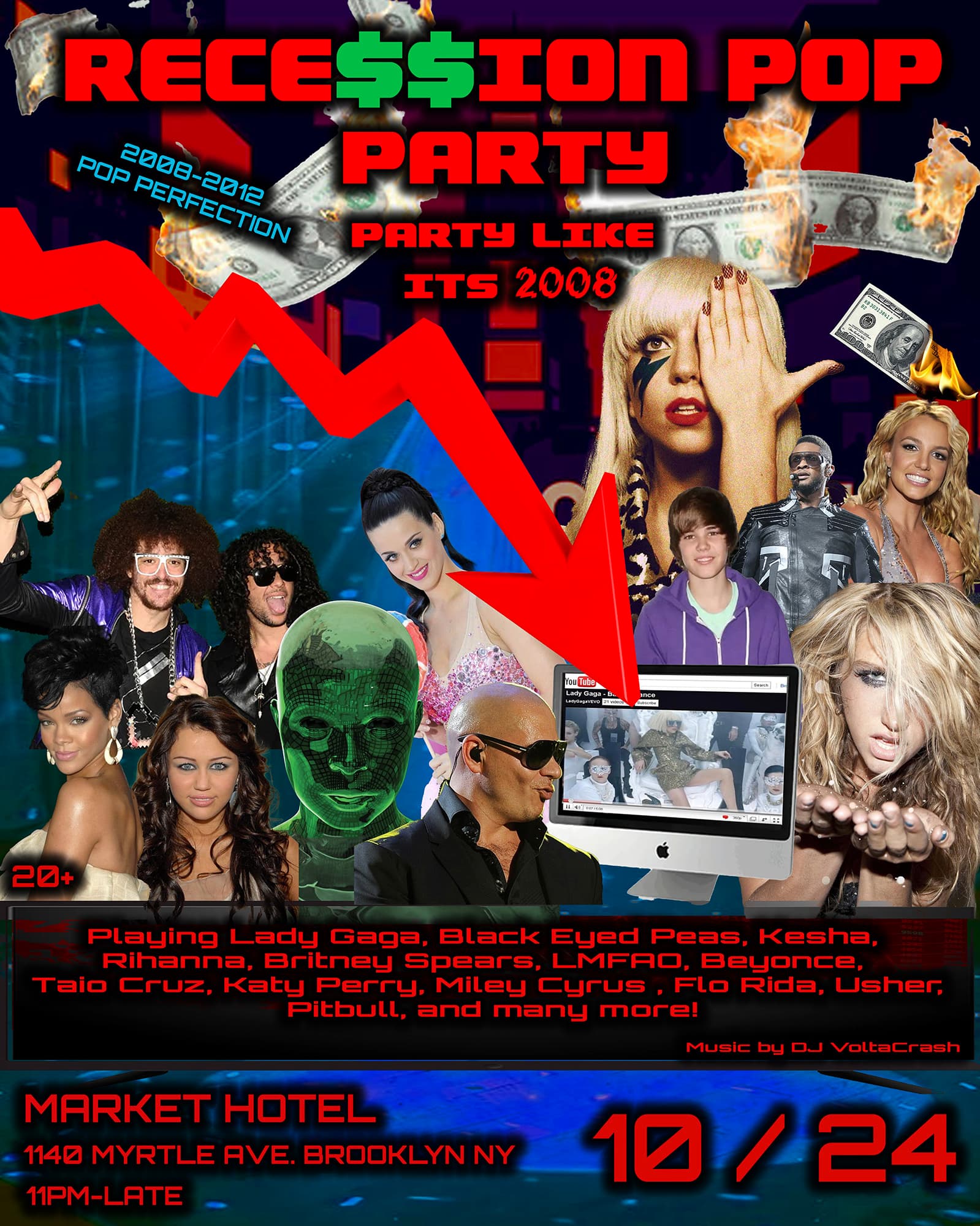 THE RECESSION POP PARTY! PARTY LIKE IT'S 2008