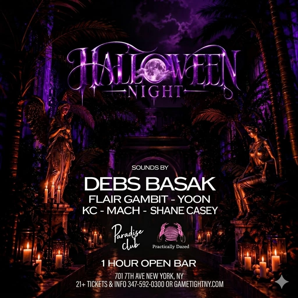 Paradise Club NYC HALLOWEEN PARTY 2026