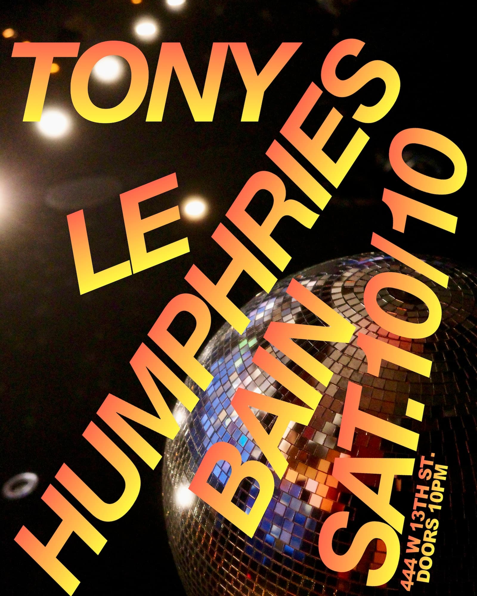 Tony Humphries' RESIDENCY