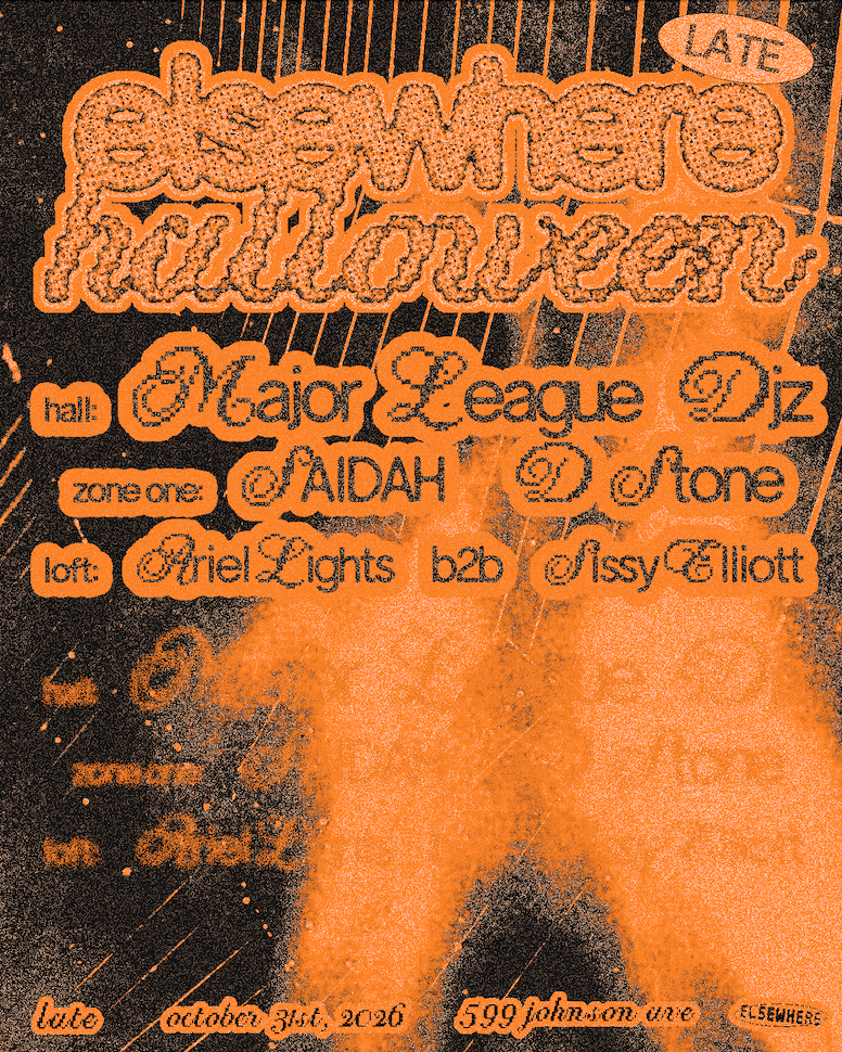 Elsewhere Halloween - Major League Djz, SAIDAH, D Stone, Ariel Lights b2b Sissy Elliott