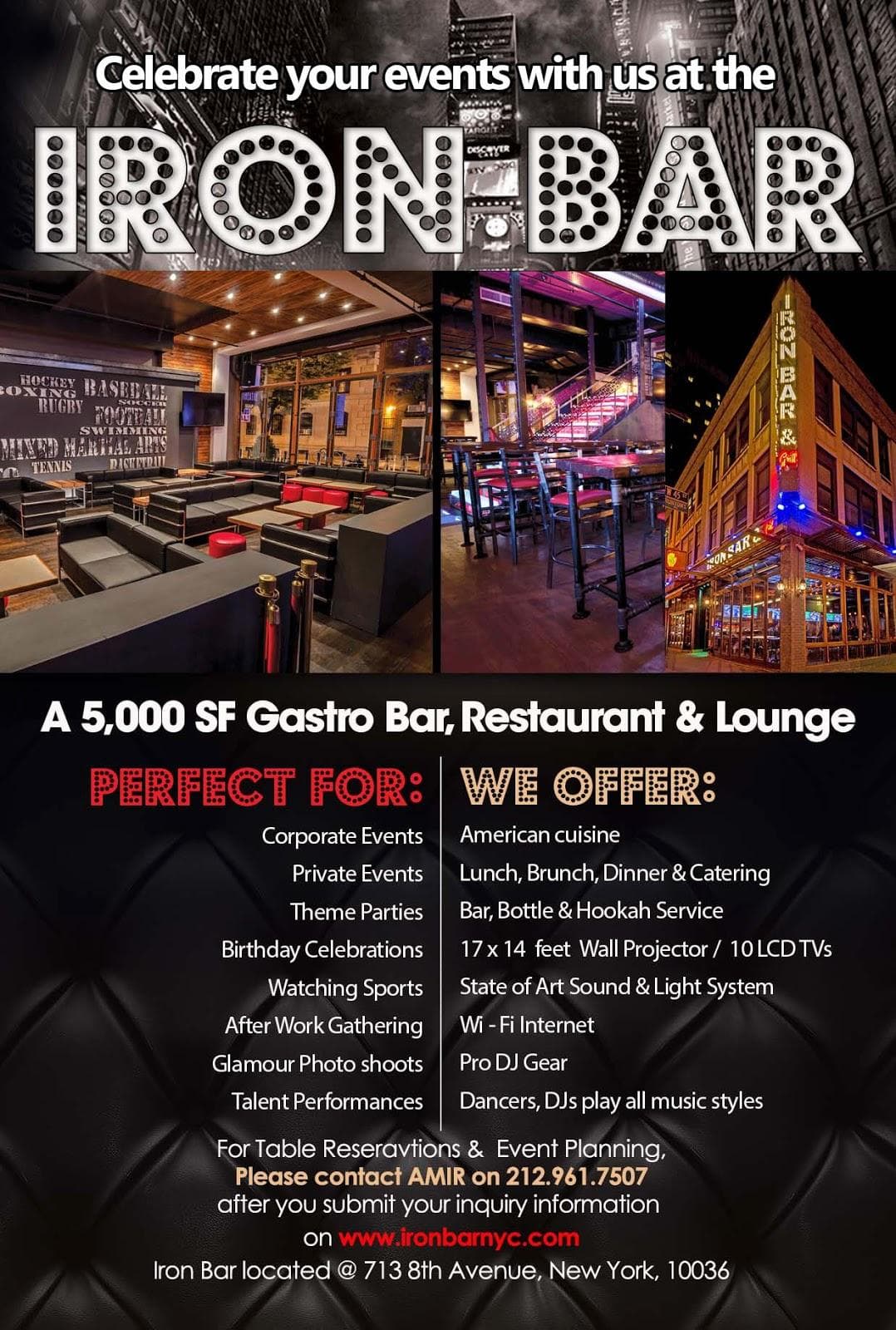 Iron Bar & Lounge NYC - Hell's Kitchen photo 1