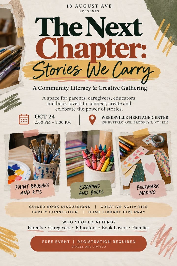 Next Chapter: Books, Art & Connection in Brooklyn