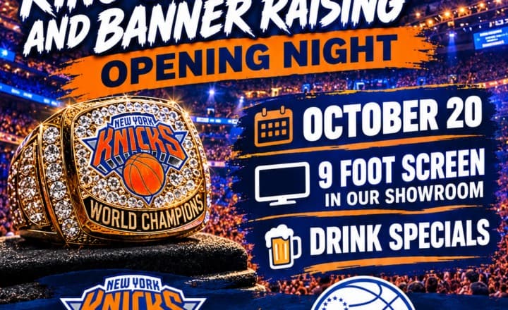 The Knicks Banner and Ring Ceremony! Knicks VS Philly!