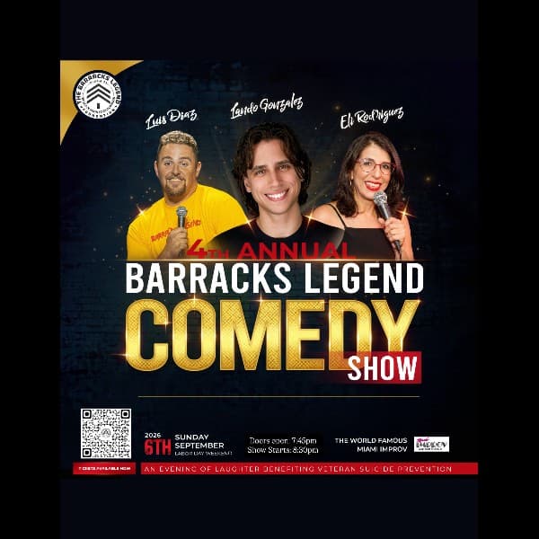 Barracks Legend 4th Annual Comedy Show Fundraiser