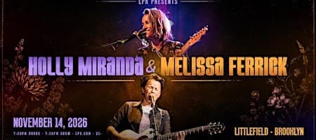 LPR Presents: Holly Miranda & Melissa Ferrick