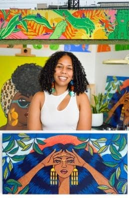 Art Exhibition With Stephanie Vidal