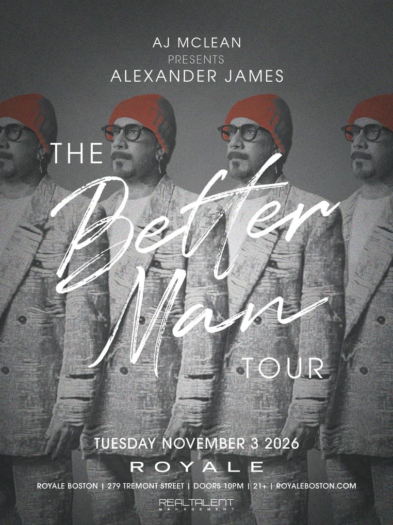 AJ McLean of Backstreet Boys presents Alexander James: The Better Man Tour