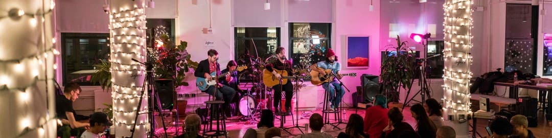 Sofar Sounds London secret show in Canary Wharf