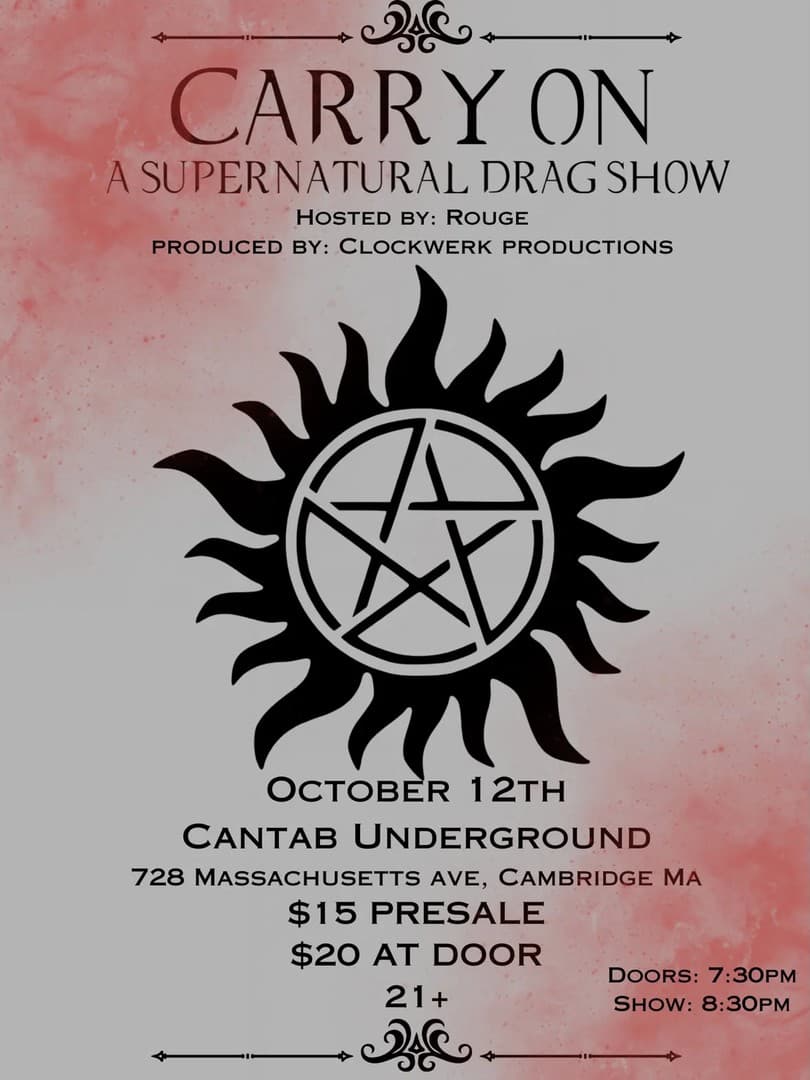 Carry On: A Supernatural Drag Show