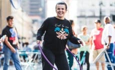 Hoop Jam in Herald Square Park