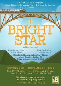 St. Bart’s Players Presents: BRIGHT STAR